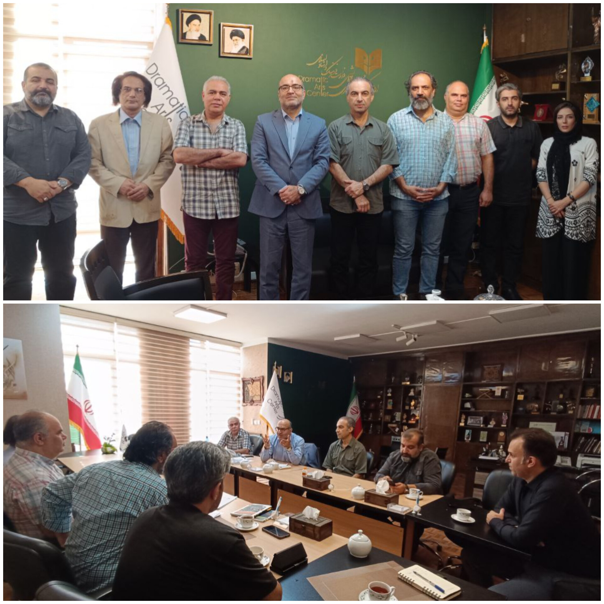 نشست صنف مدرسان تئاتر با مدیرکل هنرهای نمایشی برگزار شد