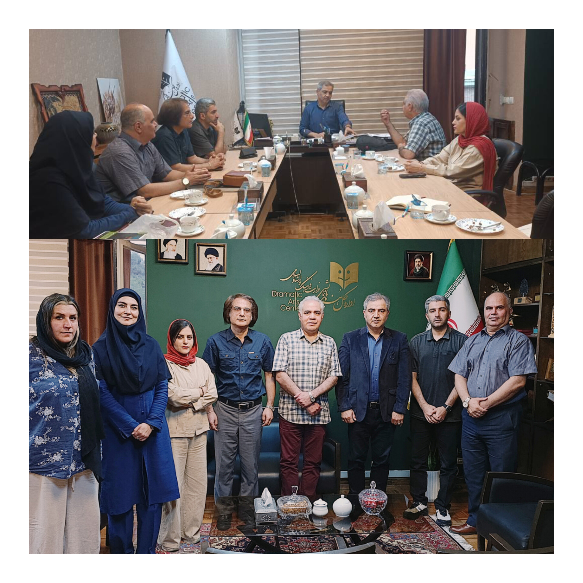 «نشست هیئت مدیره انجمن صنفی مدرسان تئاتر استان تهران با مدیرکل هنرهای نمایشی کشور برگزار شد»